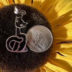 Sterling Silver 925 kitty pendant